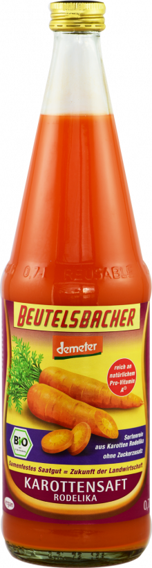 Karottensaft - 100% Bio-Direktsaft - von Beutelsbacher