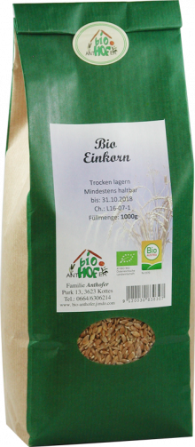 Einkorn - Urgetreide - von Biohof Anthofer