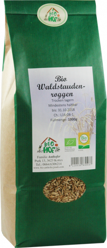 Waldstauden-Roggen - Urgetreide - von Biohof Anthofer