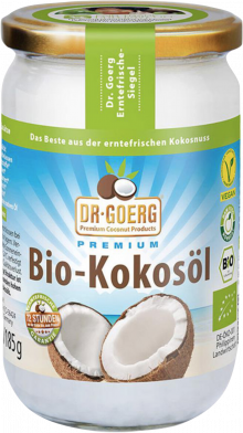 Premium Bio-Kokosöl - von Dr. Goerg