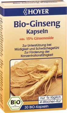 Bio-Ginseng Kapseln - von Hoyer