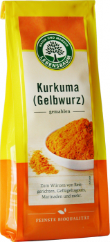 Kurkuma (Gelbwurz) gemahlen - von Lebensbaum