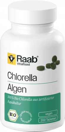 Chlorella 80 g - Grüne Mikro-Alge - von Raab Vitalfood
