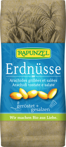 Erdnüsse geröstet & gesalzen - von Rapunzel
