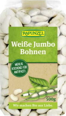 Weiße Jumbo-Bohnen - von Rapunzel