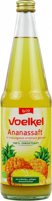 Ananassaft - 100% Bio-Direktsaft - von Voelkel