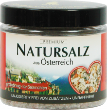 Natursalz aus Österreich - grobkörnig - von Bioenergie