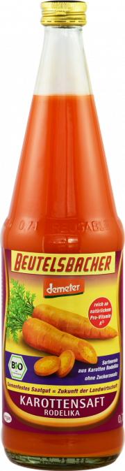 Karottensaft - 100% Bio-Direktsaft - von Beutelsbacher