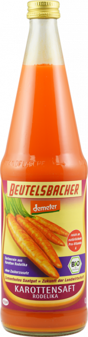 Karottensaft - 100% Bio-Direktsaft - von Beutelsbacher