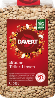 Braune Teller-Linsen - von Davert