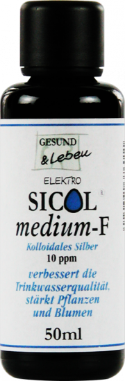 SICOLmedium-F - Kolloidales Silber 10ppm-Konzentration - von Gesund & Leben