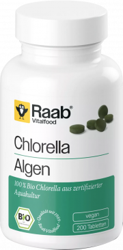 Chlorella 80 g - Grüne Mikro-Alge - von Raab Vitalfood