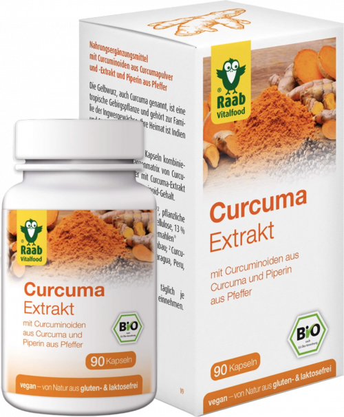 Curcuma Extrakt - von Raab Vitalfood