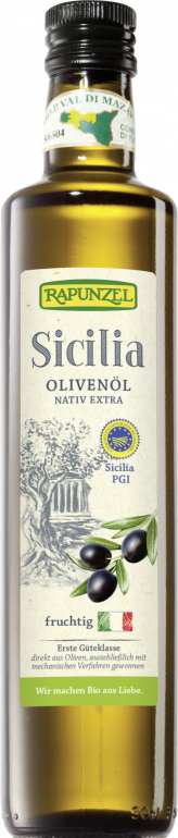 Sicilia Olivenöl nativ extra P.G.I. - von Rapunzel