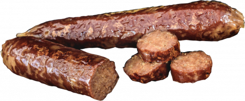 Rote vegane Brat+Grillwurst - von Wheaty